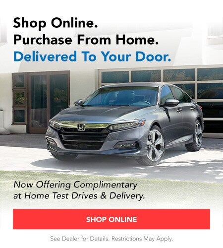 Honda Home Test Drives & Delivery
